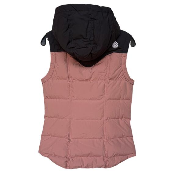 Stio Womens Pink Woodson 650 Fill Goose Down Feather Hooded Puffer Vest size S - Picture 2 of 16
